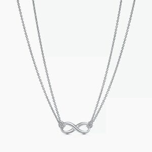 Tiffany & Co. Silver Infinity Necklace